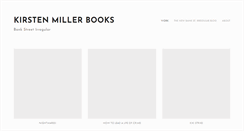 Desktop Screenshot of kirstenmillerbooks.com